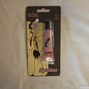 Disney Villains Cruella de Vil Ultra Shimmer Cruelty Free Pink Lip Gloss